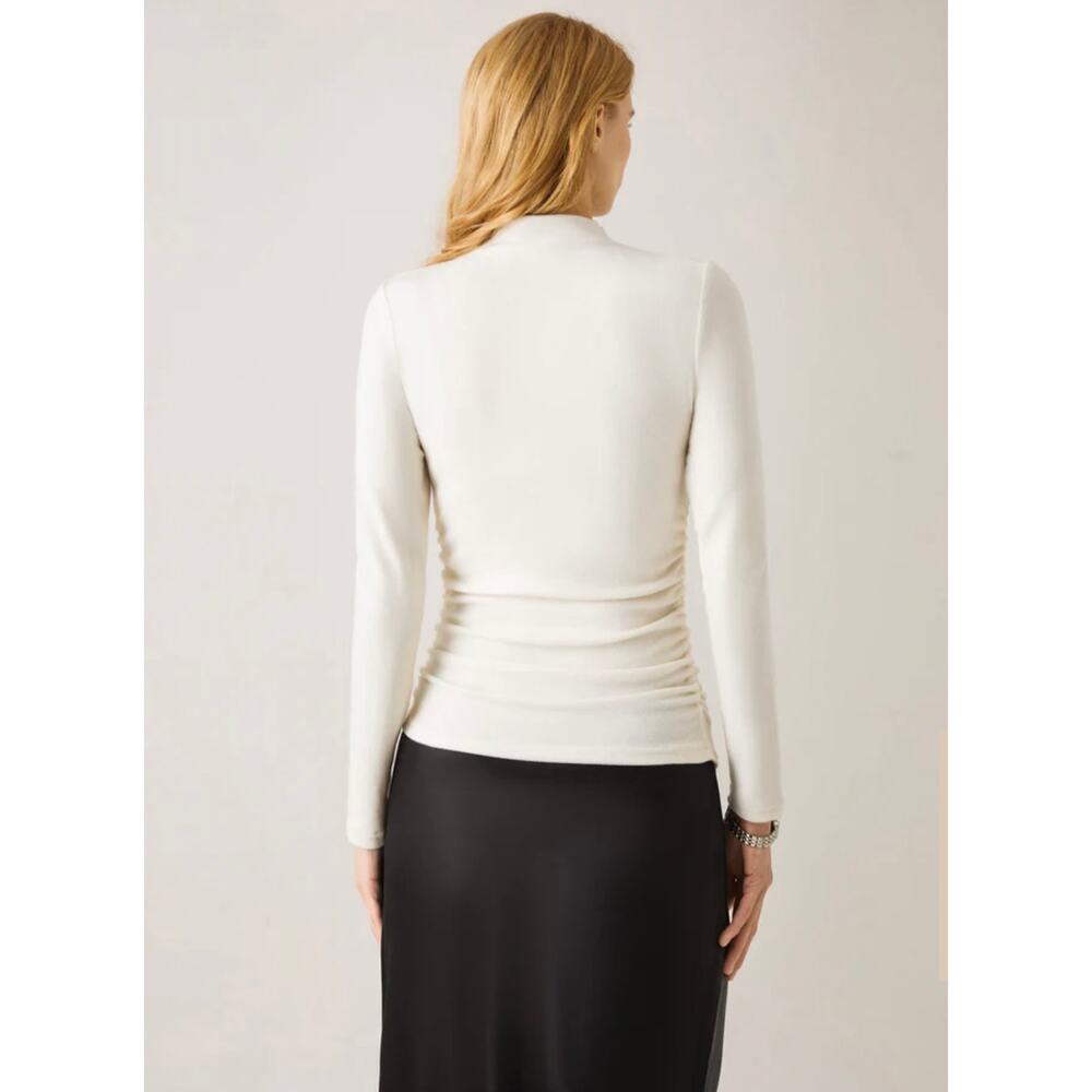 OGL Thermal Ruched Sides Tuckable Mockneck Top SIZE XS NWT - Picture 5 of 6